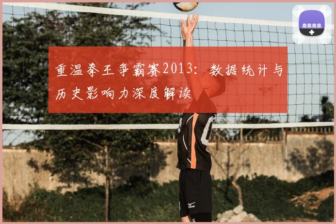 重温拳王争霸赛2013：数据统计与历史影响力深度解读