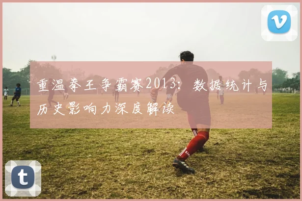 重温拳王争霸赛2013：数据统计与历史影响力深度解读